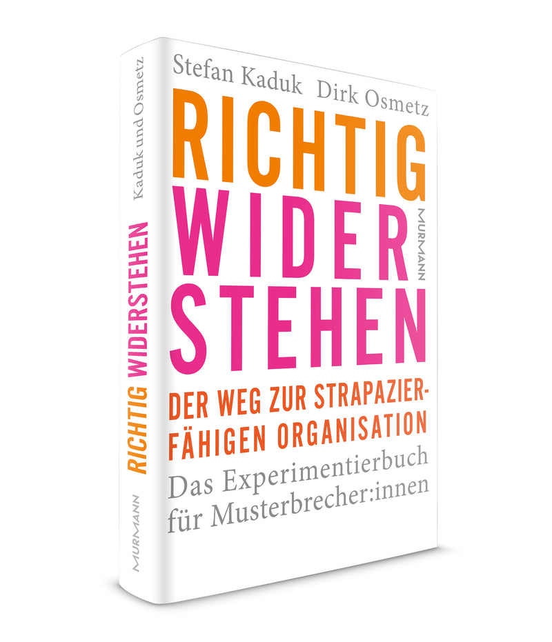 Richtig widerstehen: Der Weg zur strapazierfähigen Organisation. Das Experimentierbuch für Musterbrecher:innen
