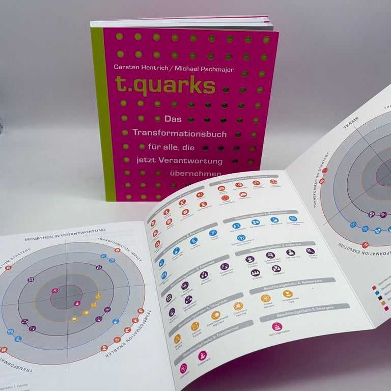 Michael Pachmajer, Carsten Hentrich: t.quarks. Das Transformationsbuch für alle, die jetzt Verantwortung übernehmen.
