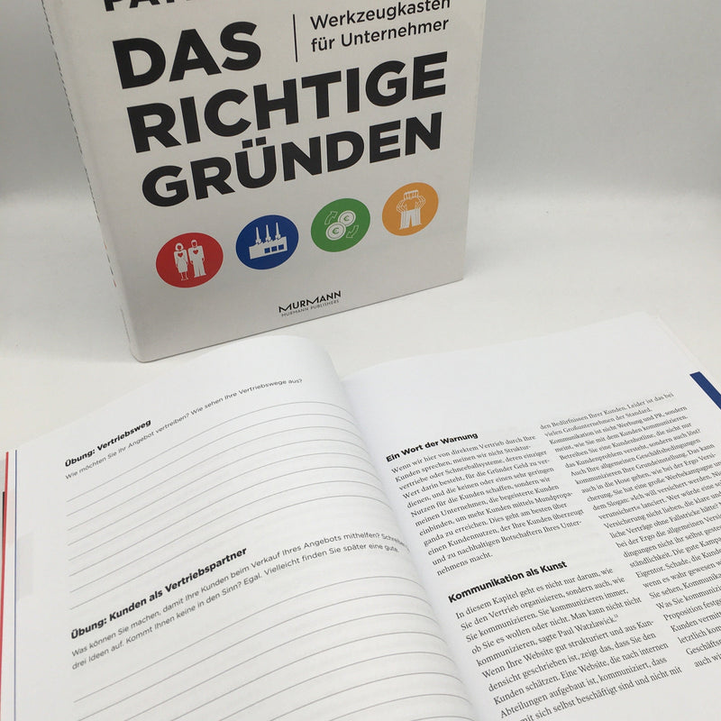 Patrick Stähler: Das Richtige gründen. Werkzeugkasten für Unternehmer.