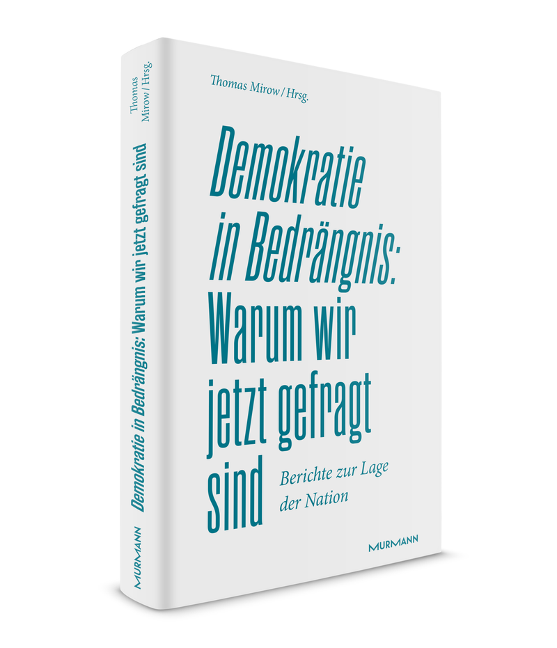 Buchcover "Demokratie in Bedrängnis"