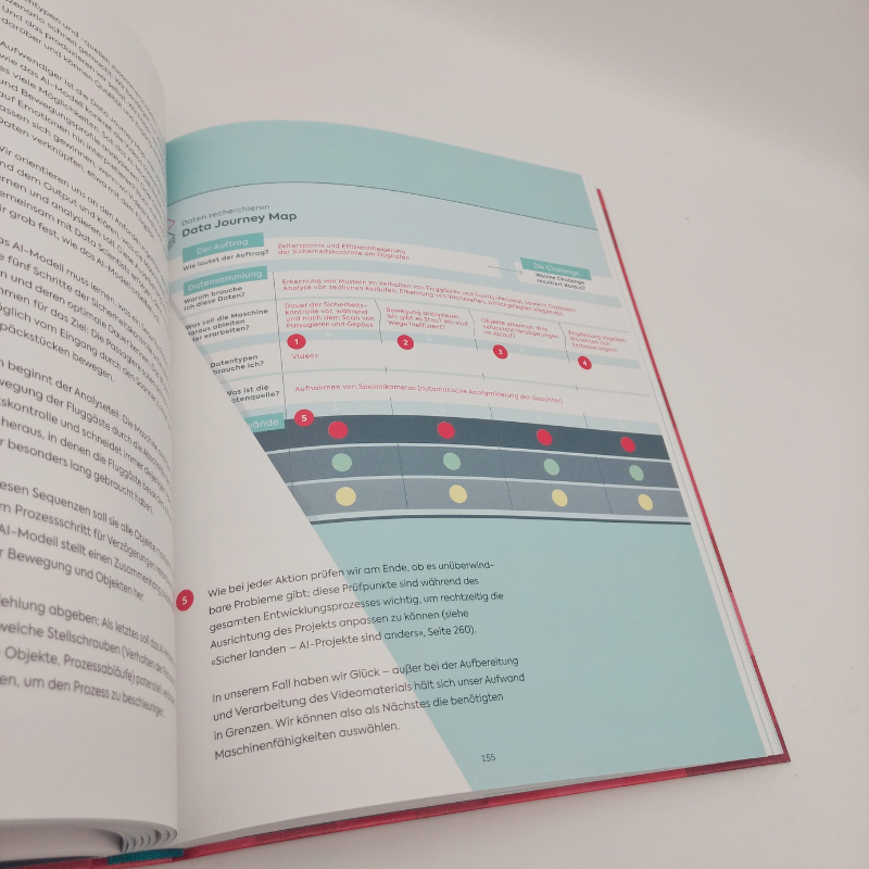 Innenseite Buch AI Toolbook mit Grafik