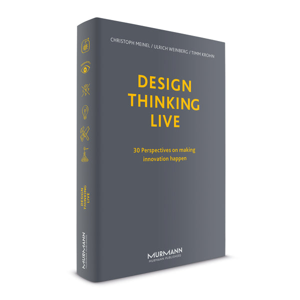 Buchcover Design Thinking Live Weinberg Meinel Krohn