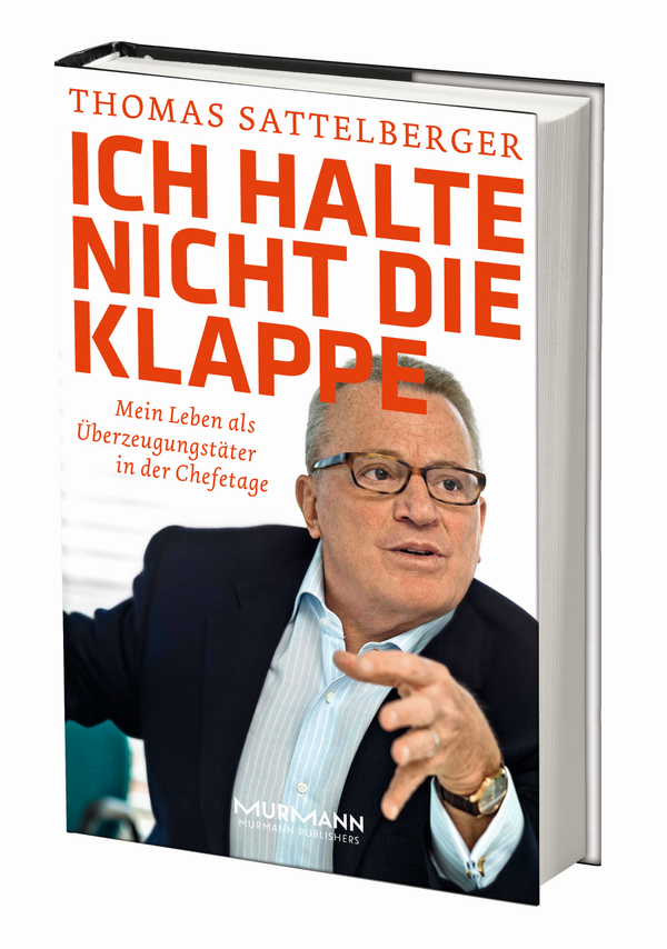 Buchcover Sattelberger Ich halte nicht die Klappe