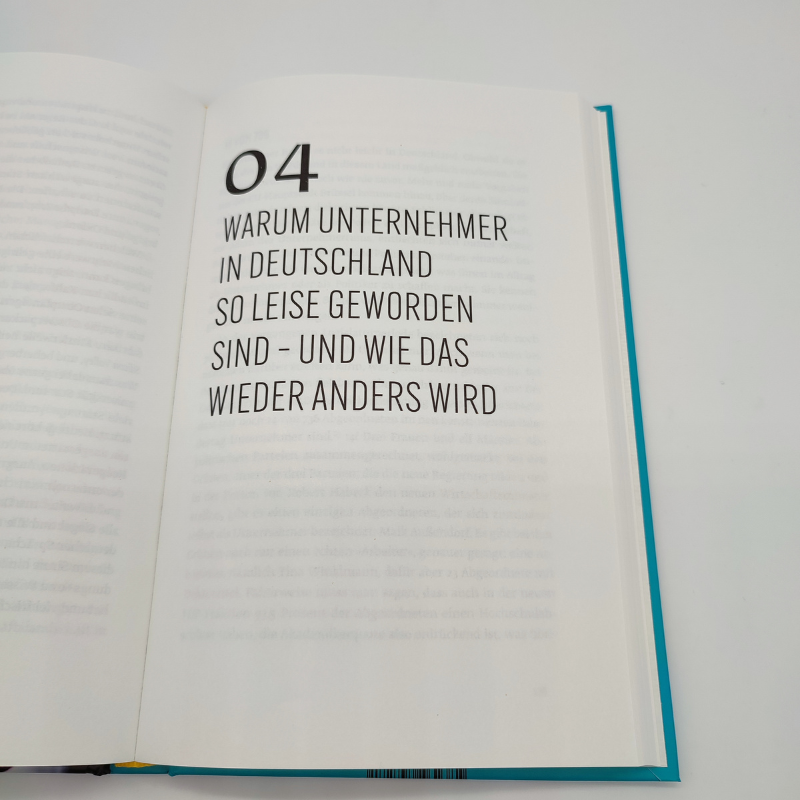 Buchseite offen
